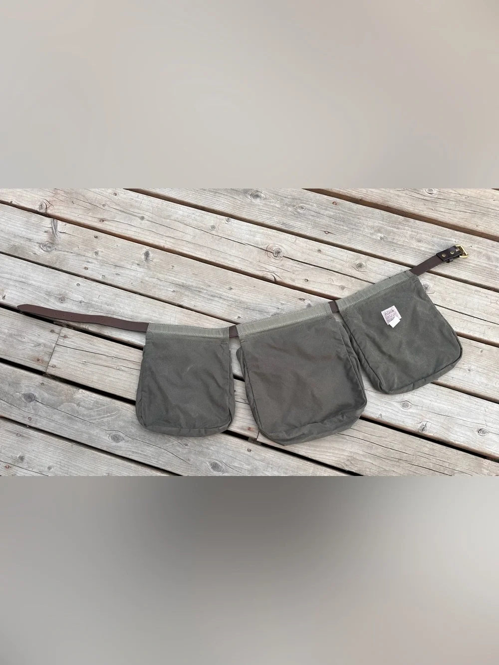 Filson Large Green Ammo Bag Belt